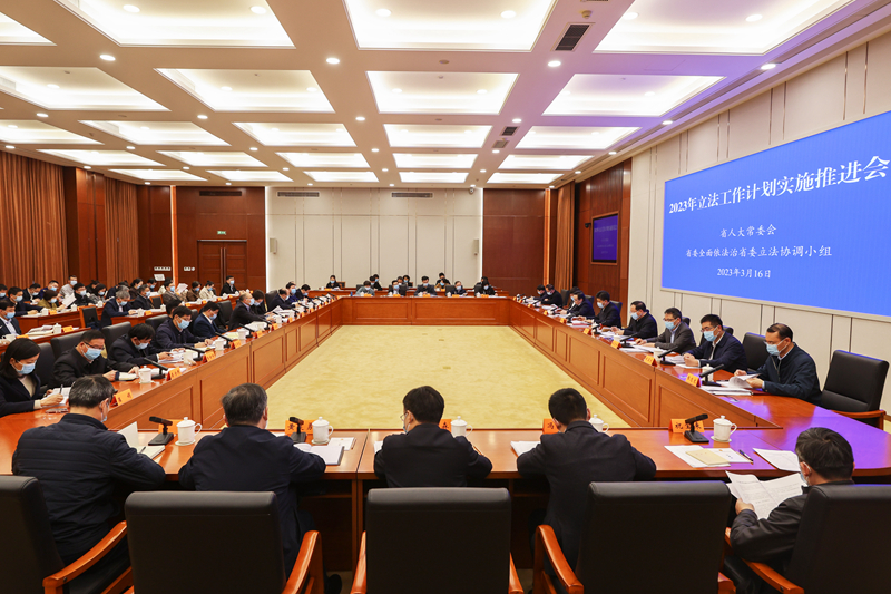 2023年立法工作计划实施推进会在宁举行
