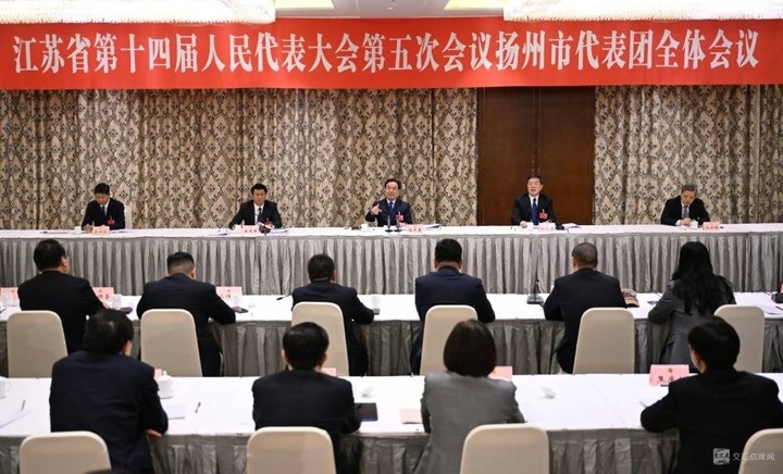 信长星参加扬州代表团审议