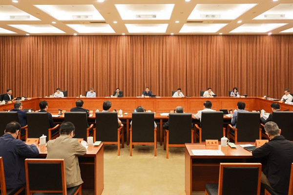 省人大常委会召开党组扩大会议暨第...